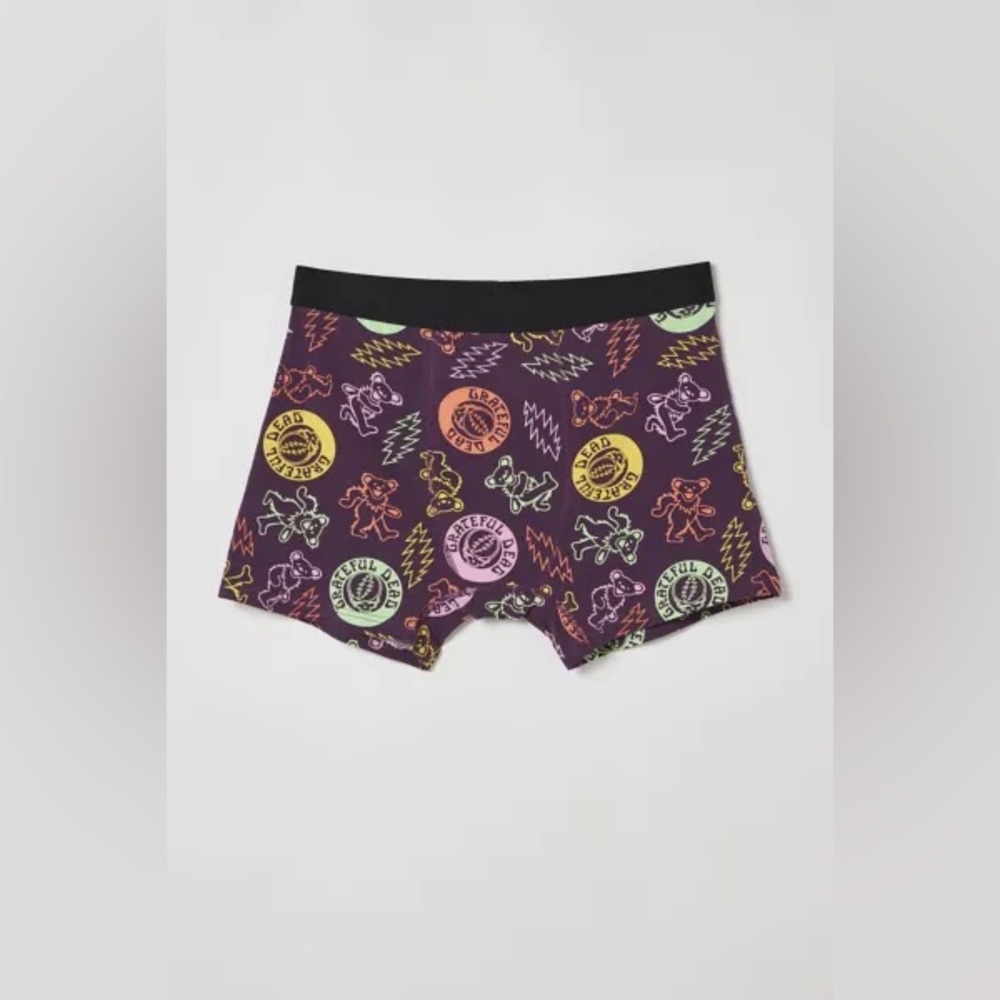 Urban Outfitters Grateful Dead Neon Light Boxer Brief
